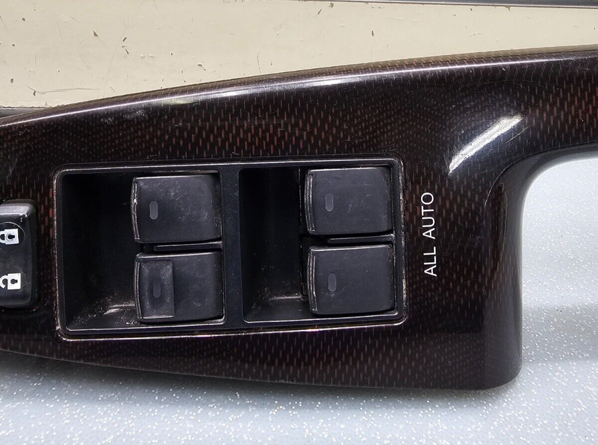 10-14 Prius Camry Venza Left Driver Master Power Window Door Control Switch WOOD