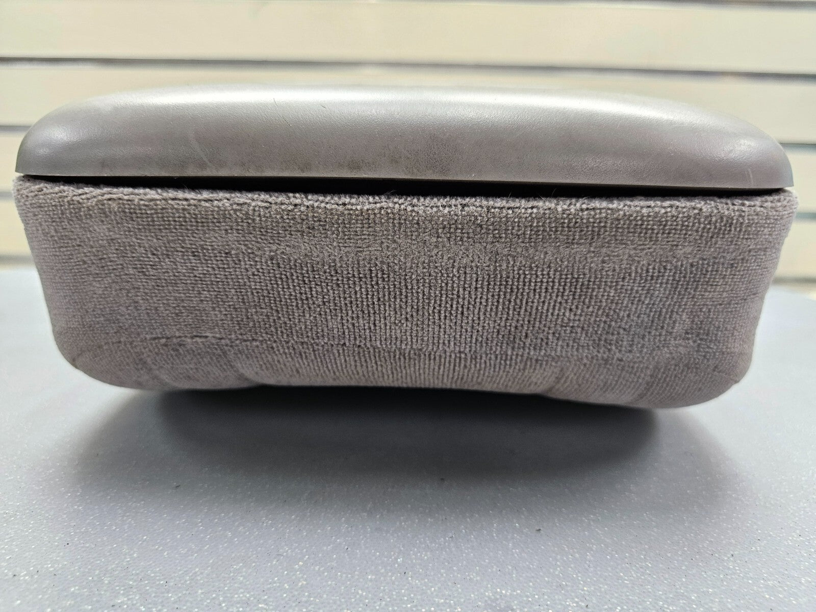 🔥97-03 Ford F150 Center Console JUMP SEAT Cloth/Leather Cup Holder LT GRAY JS6