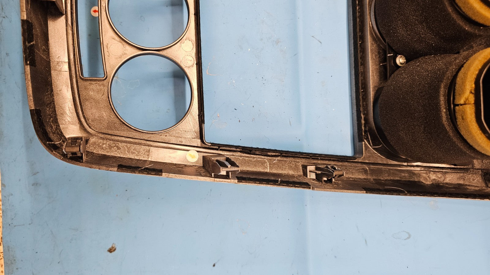 🔥07-09 MAZDA CX-7 CENTER DASH PANEL RADIO CLIMATE BEZEL TRIM BLACK/SILVER