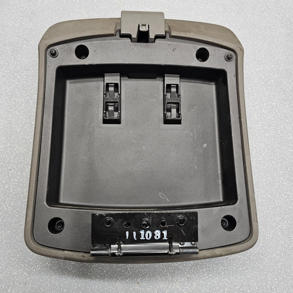 🔥06-15 Frontier Xterra Center Console Door Lid Armrest Top Pad Storage Gray OEM
