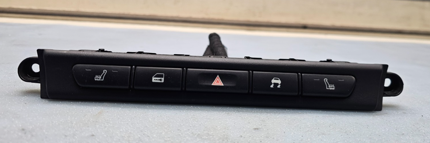 🔥2003-2008 Jaguar S-Type Hazard Heated Seat Door Lock Control Switch OEM BLACK