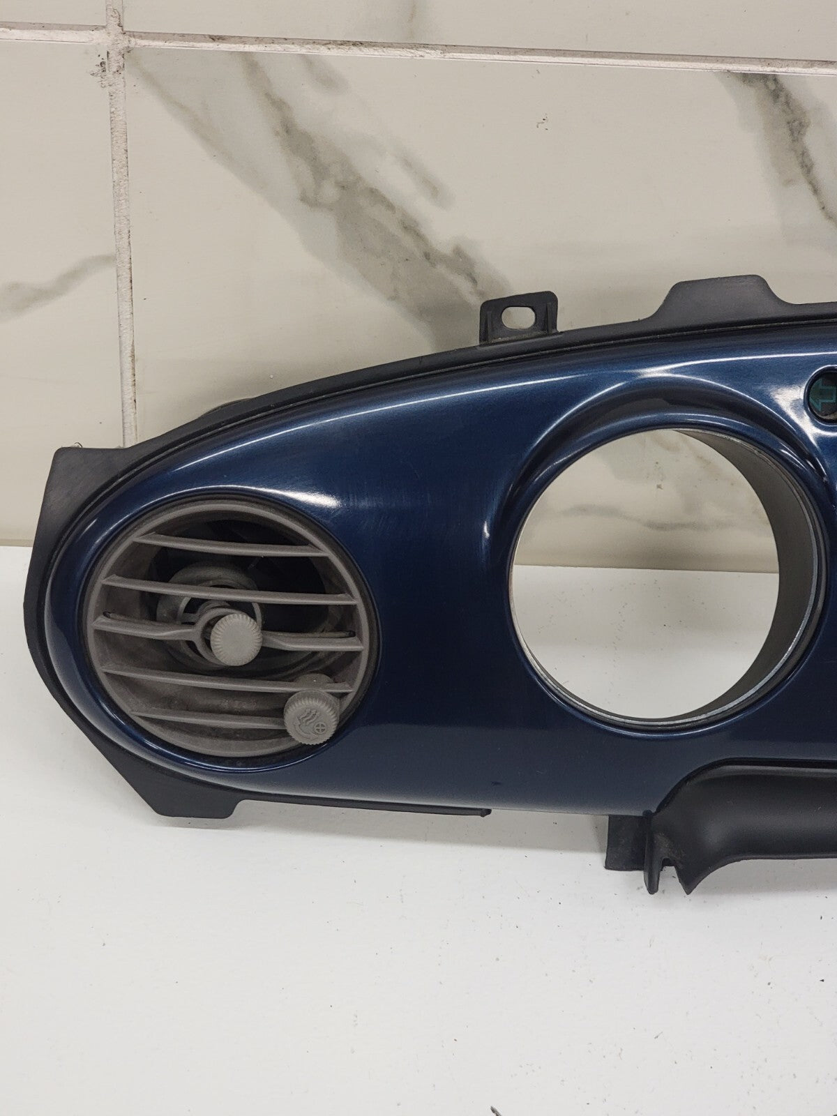 🔥01 -05 CHRYSLER PT CRUISER DASH INSTRUMENT SPEEDOMETER CLUSTER BEZEL  BLUE