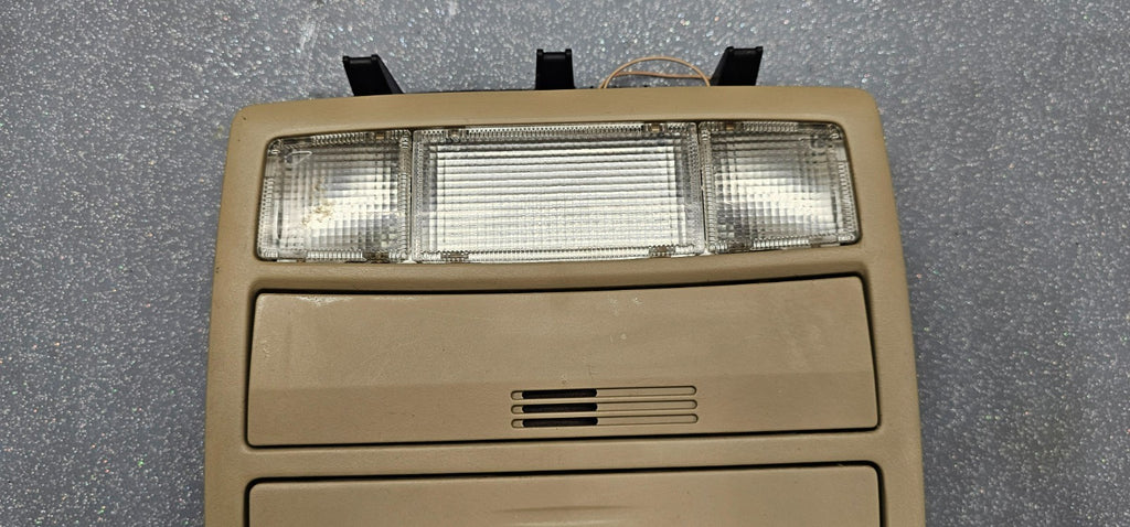 🔥07-11 Toyota Camry Overhead Console Dome Map Light Lamp Storage Assembly TAN