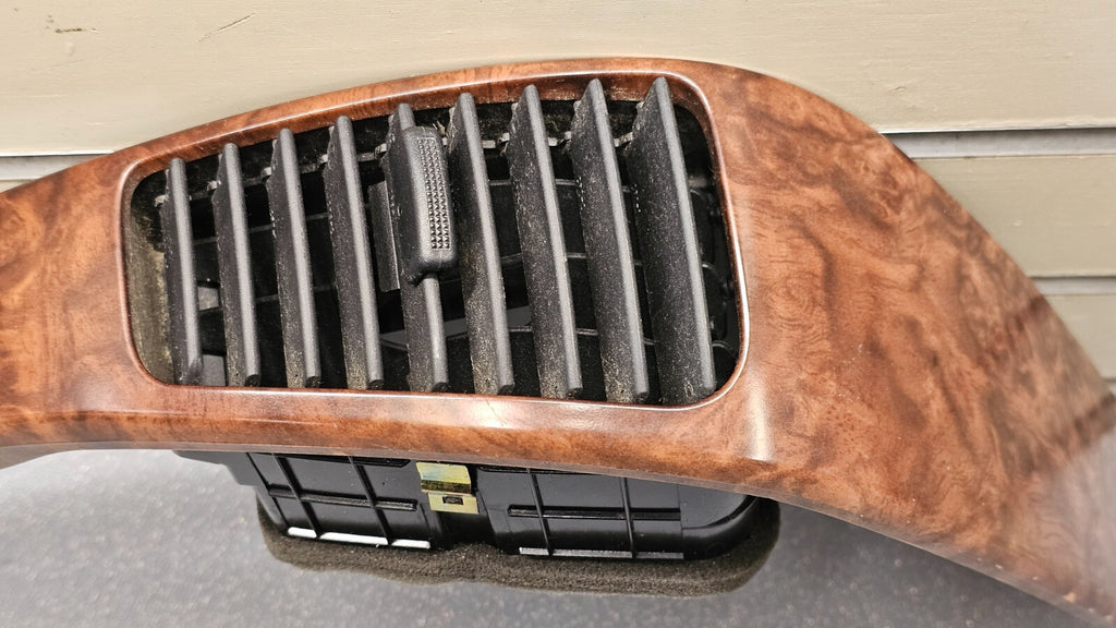 🔥03-06 KIA SORENTO CENTER DASH RIGHT PASSENGER A/C AIR VENT HEATER PANEL WOOD