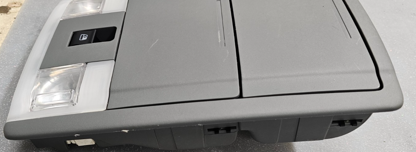 🔥09-14 Ford F150 Expedition Overhead Console Dome Map Light Storage Gray OEM