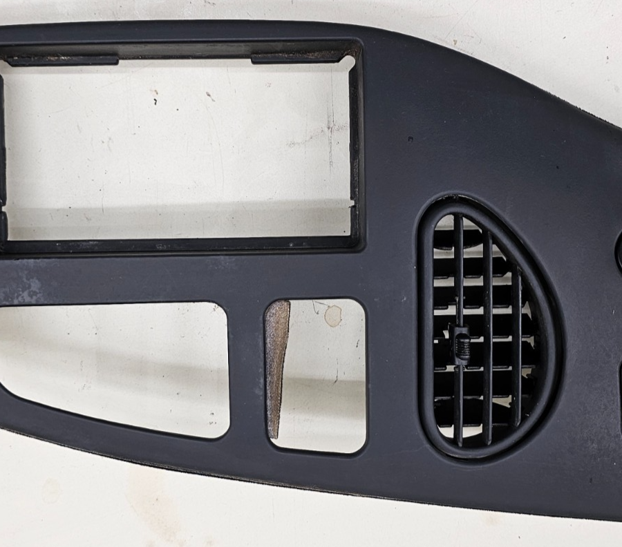 🔥97-03 Ford E-150 Econoline Dash Instrument Cluster Bezel Climate Radio Black