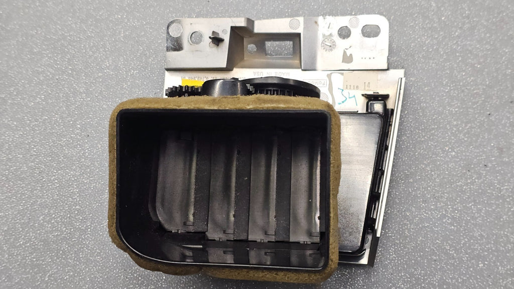 🔥09-12 LINCOLN MKS DASH LEFT DRIVER MASTER AIR VENT A/C AC HEATER PANEL SILVER