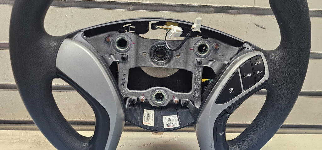 🔥11-13 ELANTRA LEFT DRIVER STEERING COLUMN WHEEL CRUISE CONTROL SWITCH BLACK