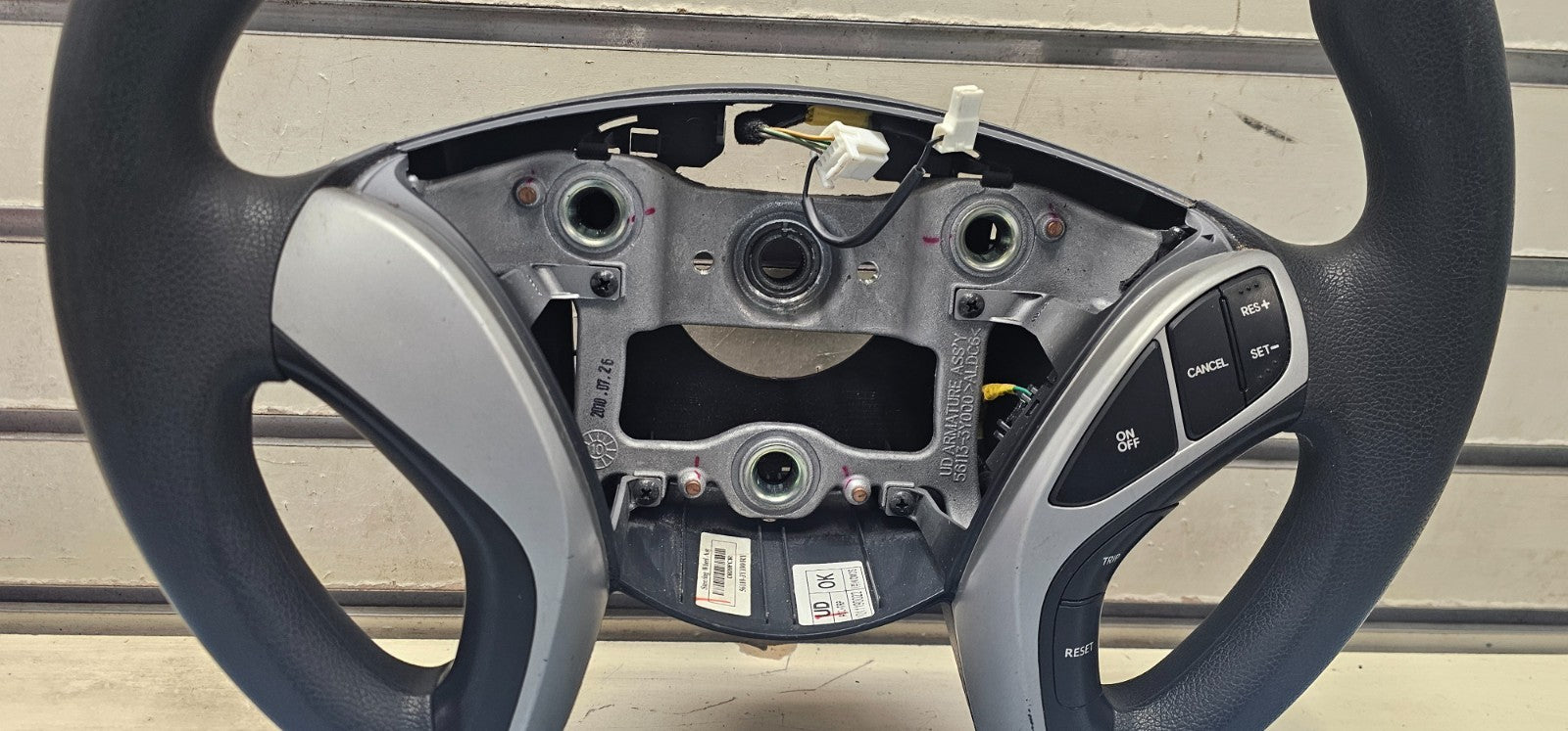 🔥11-13 ELANTRA LEFT DRIVER STEERING COLUMN WHEEL CRUISE CONTROL SWITCH BLACK