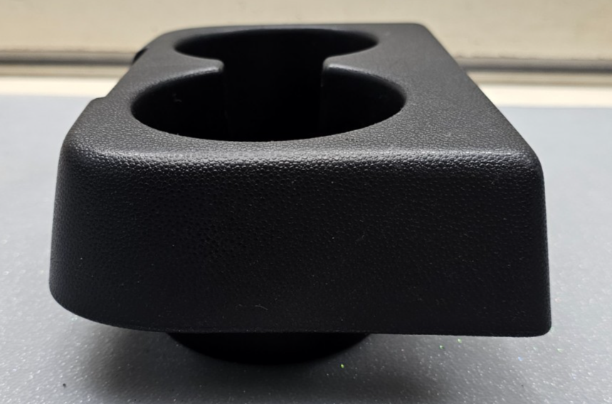 🔥08-12 Ford Escape Rear Center Console Dual Cup Drink Holder Black OEM
