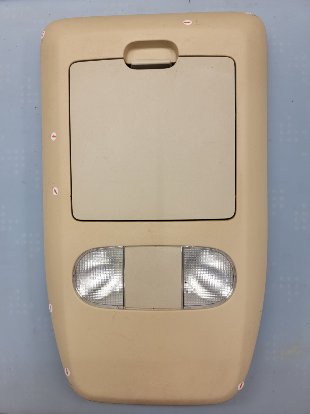 🔥04-08Ford F-150 Overhead Console DOME Map Light Lamp Roof Storage Assembly TAN
