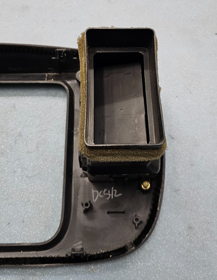 🔥97-03 Ford F150 Dash FM Radio Climate Trim Stereo BEZEL Panel DK GRAY B1
