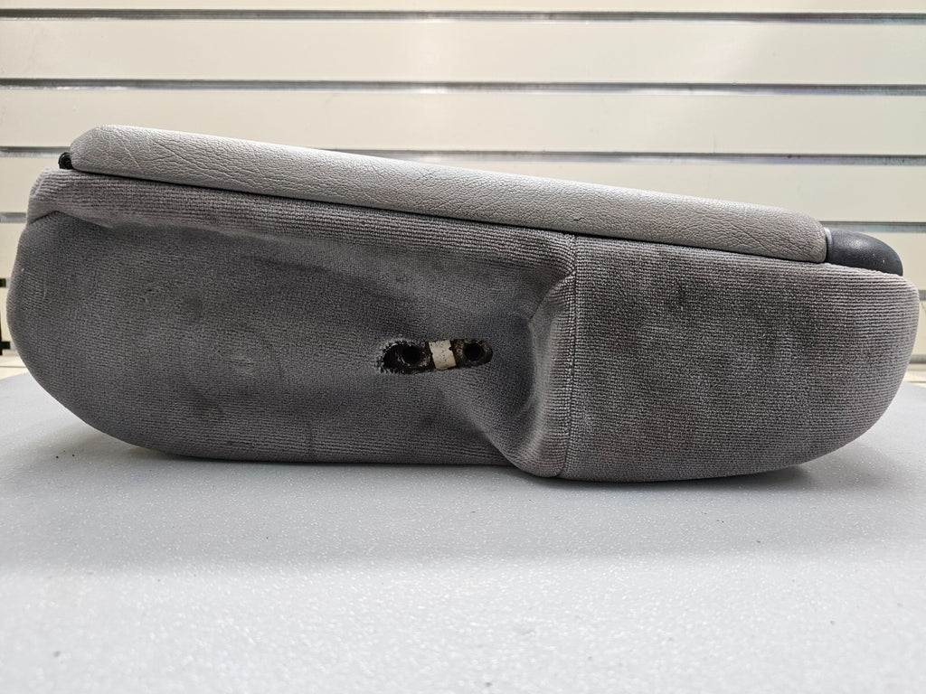 🔥99-10 Ford F250 F350 Center Console JUMP SEAT Arm Rest CLOTH/LEATHER GRAY JS3