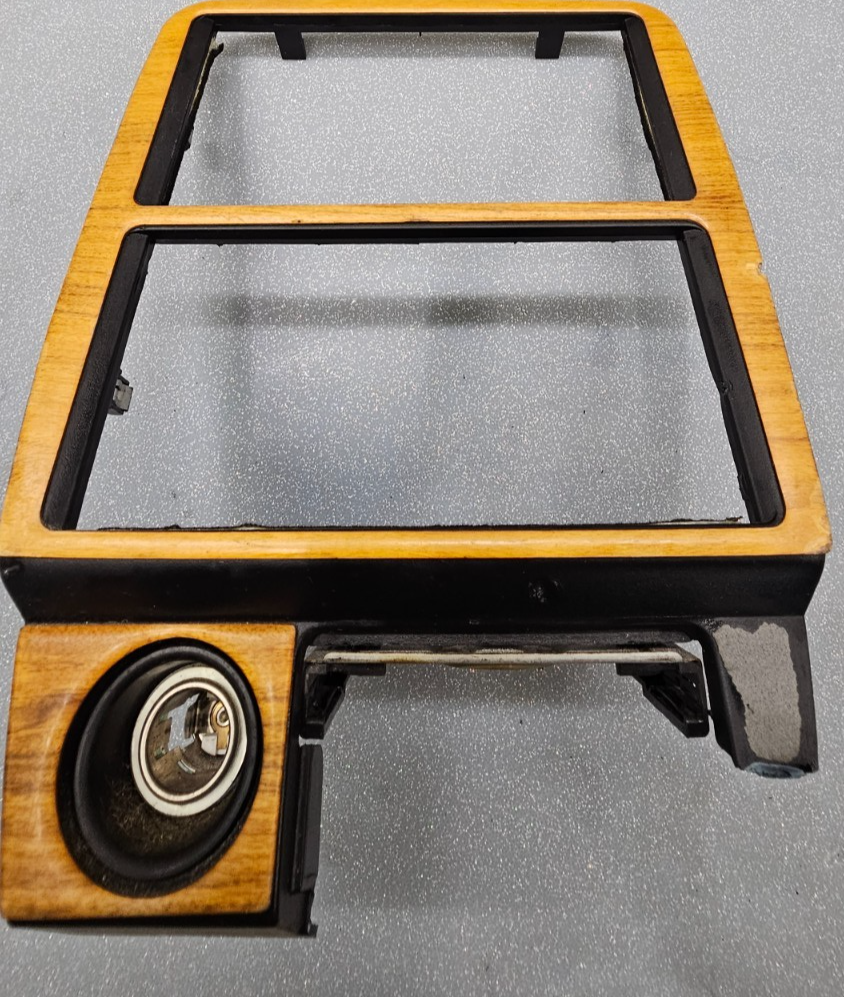🔥97-01 Toyota Camry Dash Trim Ash Tray Power Outlet Radio Surround Bezel Wood