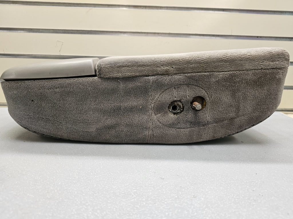 🔥97-03 Ford F150 Center Console JUMP SEAT Cloth/Leather Cup Holder LT GRAY JS6