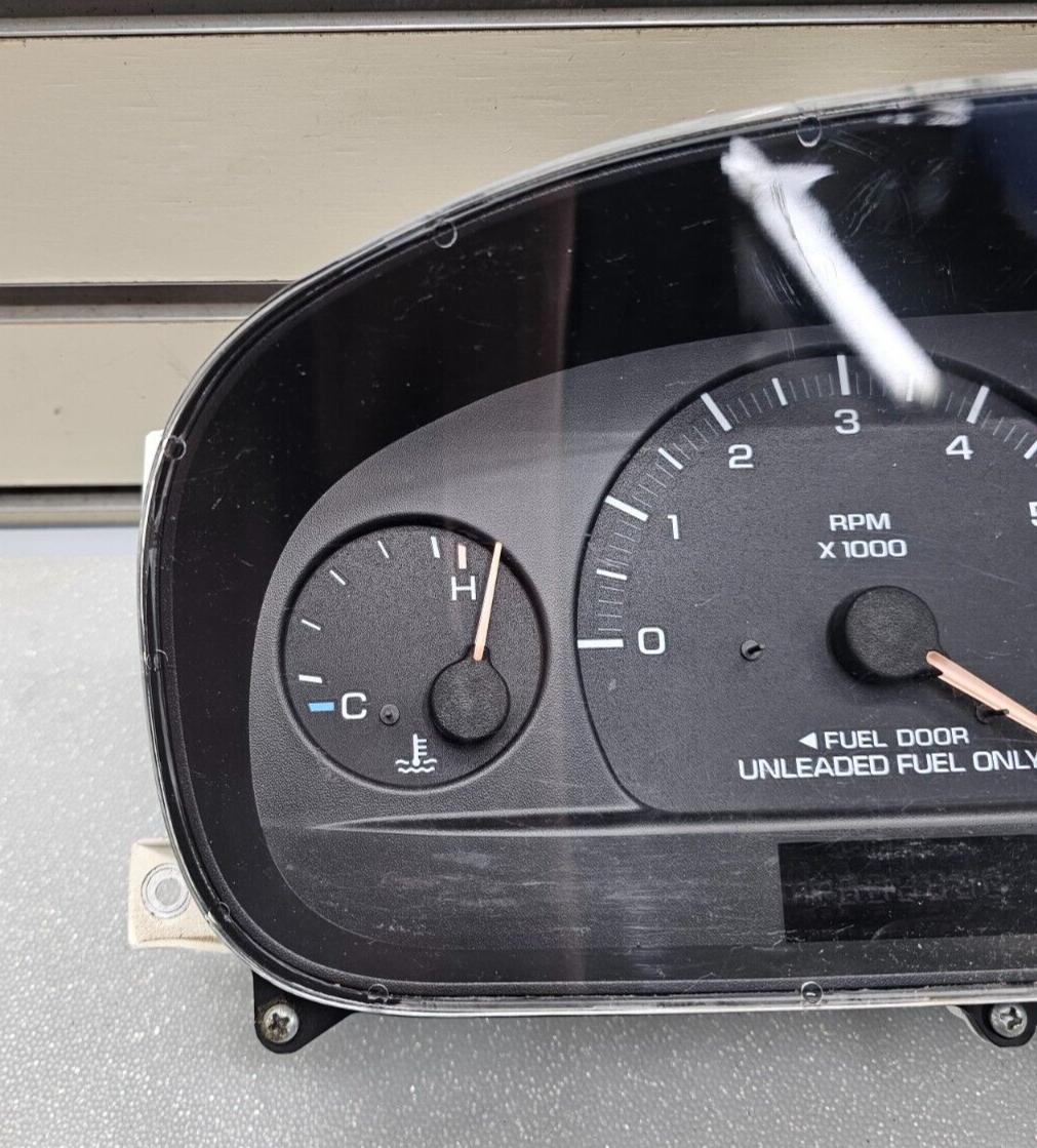 🔥97-00 Dodge Caravan Plymouth Voyager Speedometer Instrument Cluster RED PLUG