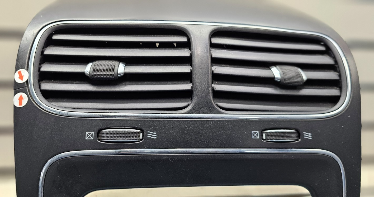 🔥2011-2020 Dodge Journey Center Dash Radio Trim Bezel Air Vents OEM BLACK