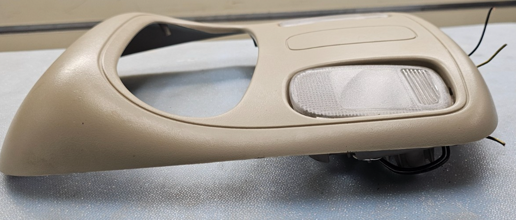 🔥02-05 Dodge RAM Overhead Console DOME Light Roof Storage Compartment TAN 05
