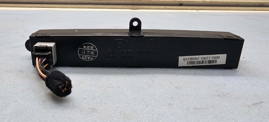 🔥09-12 Hyundai Santa Fe Dash Clock Display  Assembly Passenger Bag Black