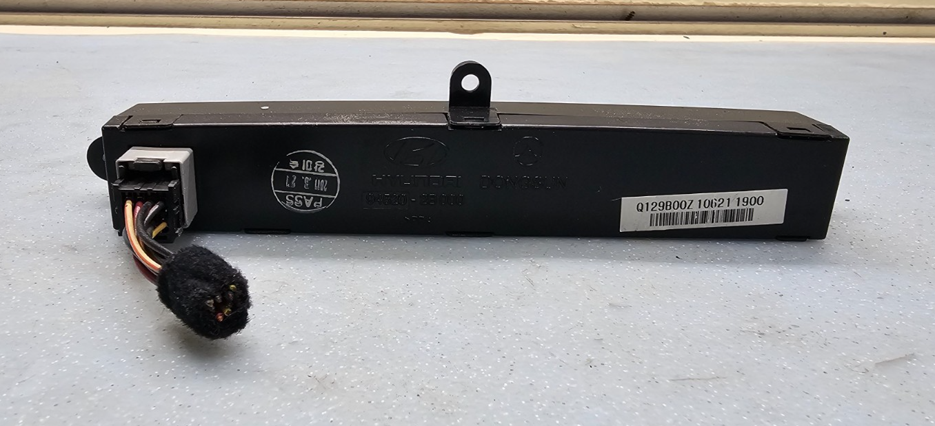 🔥09-12 Hyundai Santa Fe Dash Clock Display  Assembly Passenger Bag Black