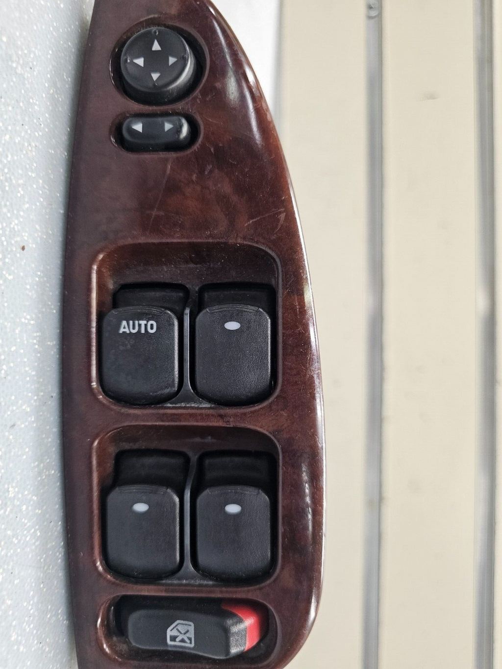 🔥04-07 CHEVY MALIBU LEFT DRIVER POWER WINDOW MASTER SWITCH ASSEMBLY WOOD OEM