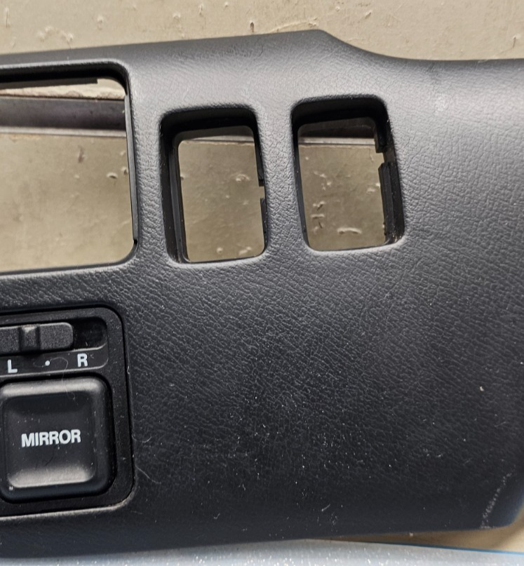 🔥99-04 HONDA ODYSSEY POWER MIRROR SLIDING DOOR SWITCH DASH PANEL BEZEL BLACK