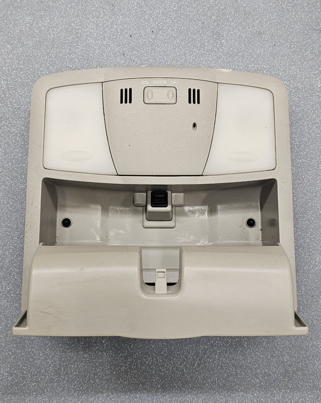 07-12 Nissan Altima Sunroof Overhead Console Dome Light Map Storage Assembly Tan