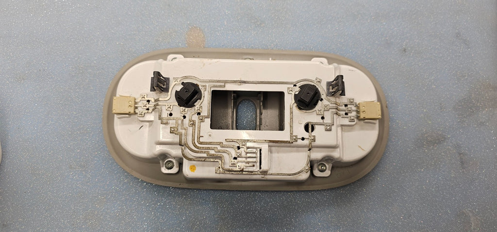 🔥04-08 Ford F-150 Front Dome Map Light Lamp Roof Switch Console Lens GRAY OEM