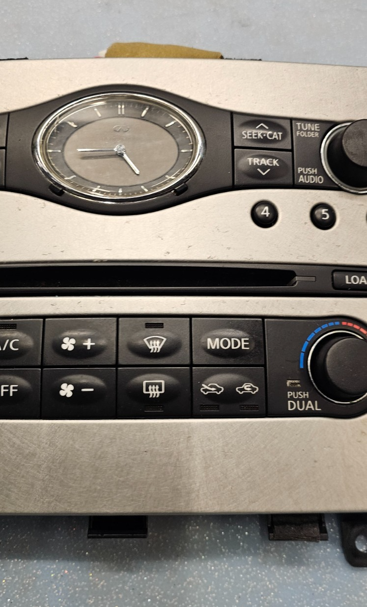 🔥07-13 Infiniti G35 G37 Dash AC Heater Temperature Climate Control Radio Audio