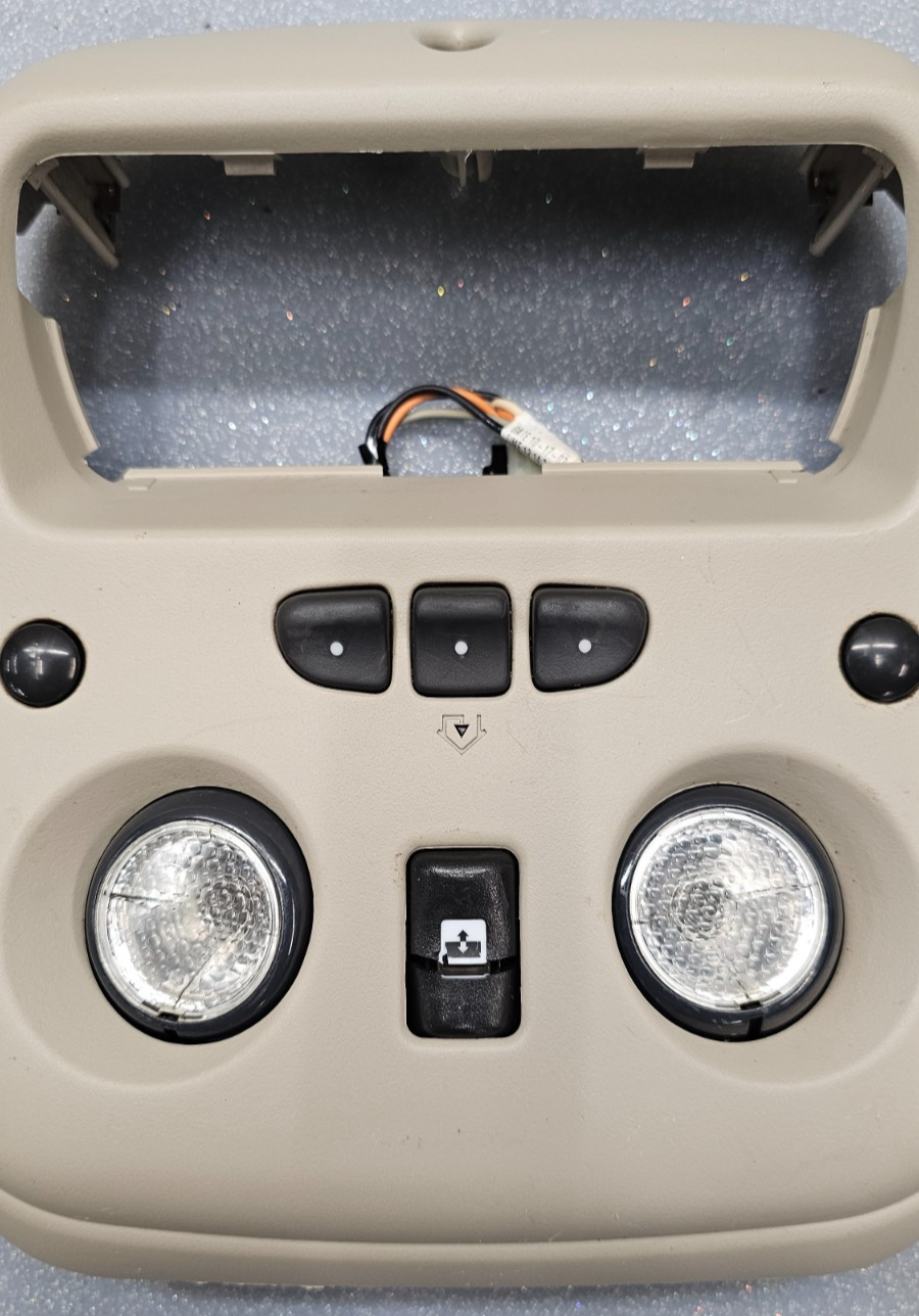 🔥03-06 YUKON ESCALADE SUBURBAN TAHOE OVERHEAD CONSOLE LIGHT SUNROOF SHALE TAN