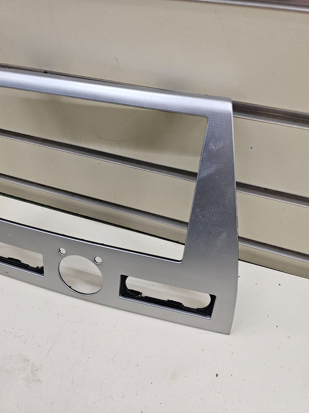 06-09 Ford Fusion Mercury Milan Front Center Dash Trim Panel Radio Bezel SILVER