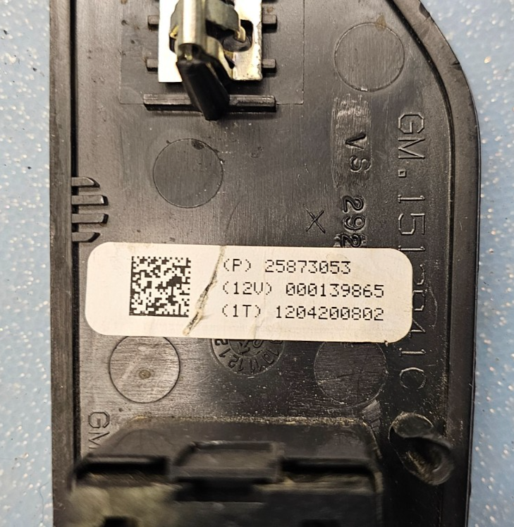🔥07-14 Suburban Yukon Rear Left Driver Master Window Switch Assembly WOOD WS5