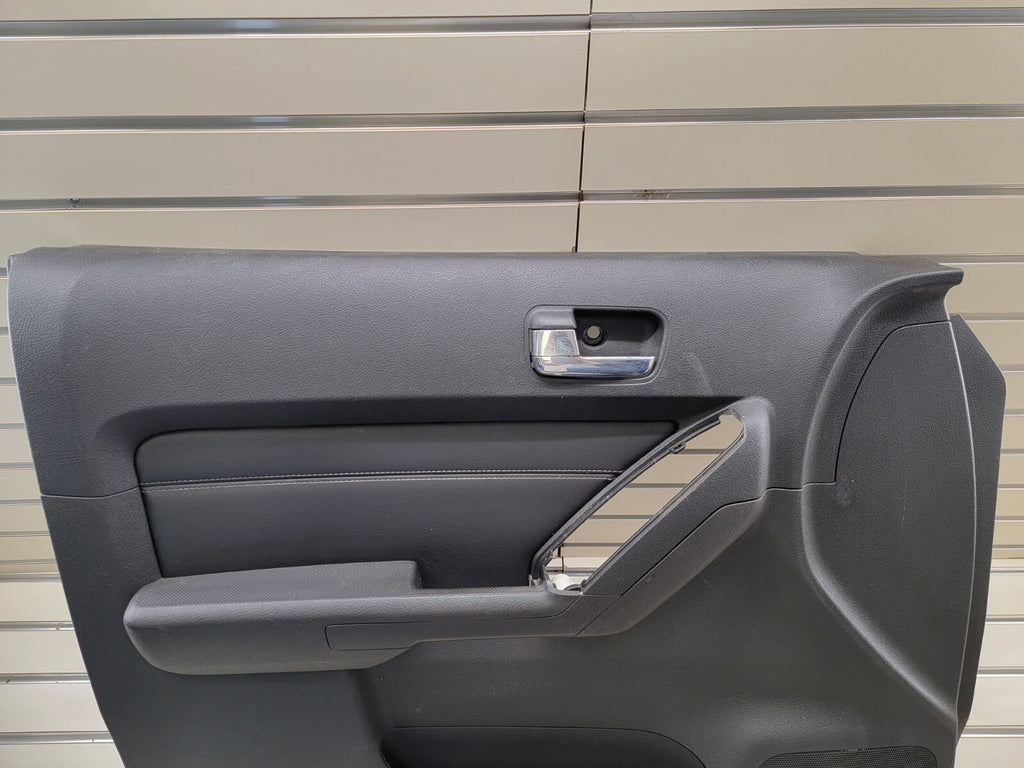 06-10 HUMMER H3 driver LEFT FRONT DOOR TRIM PANEL BLACK OEM
