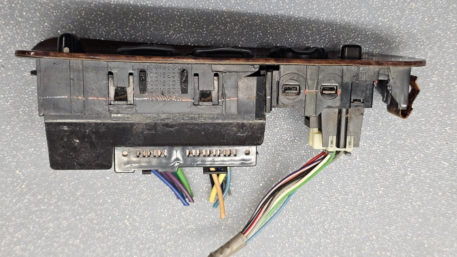 🔥97-05 Century Regal Left Driver aster Power Window Mirror Switch Assembly Wood