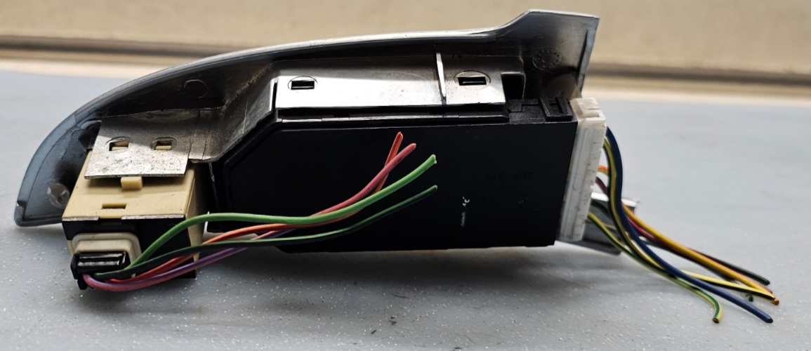 🔥02-07 Jeep Liberty Left Driver Power Window Mirror Switch Lock Control Silver