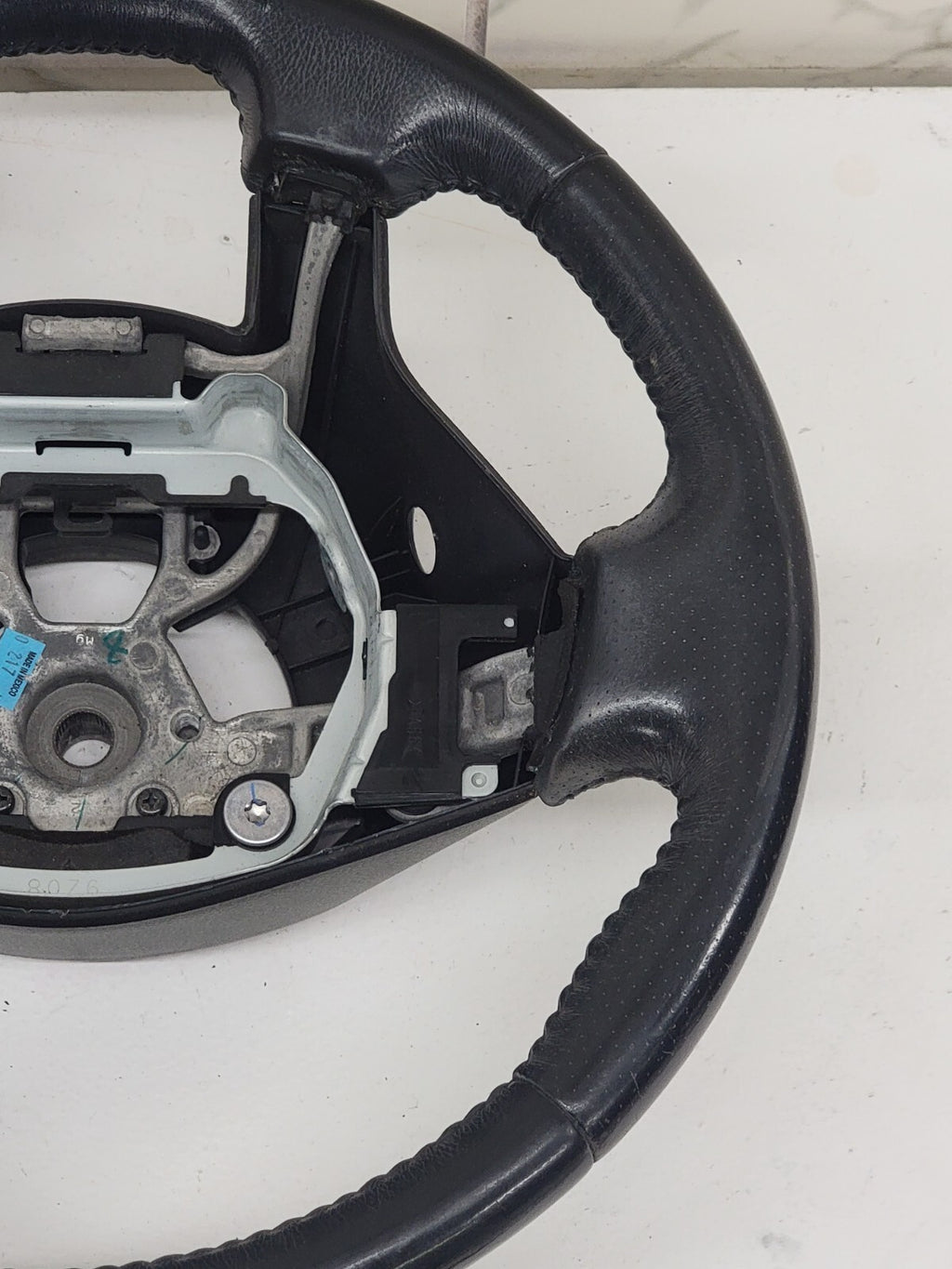 🔥07-12 Nissan Altima Left Driver Steering Column Wheel Cover Leather Black OEM