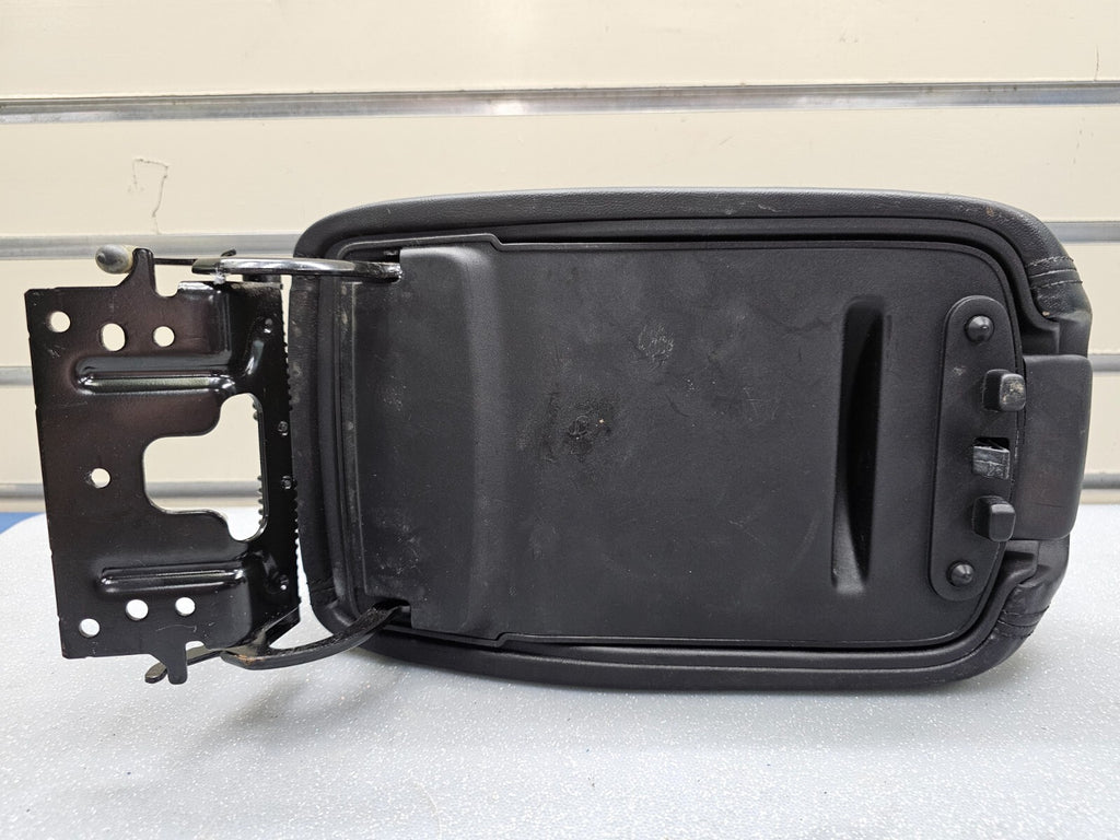🔥13-16 DODGE DART CENTER CONSOLE ARM REST LID LEATHER BLACK TOP PAD COVER BLACK