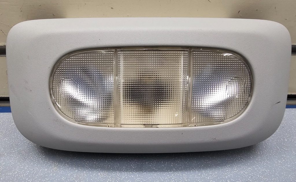 🔥04-08 Ford F-150 Overhead Console DOME Light🔴Lamp Storage Assembly Gray OEM