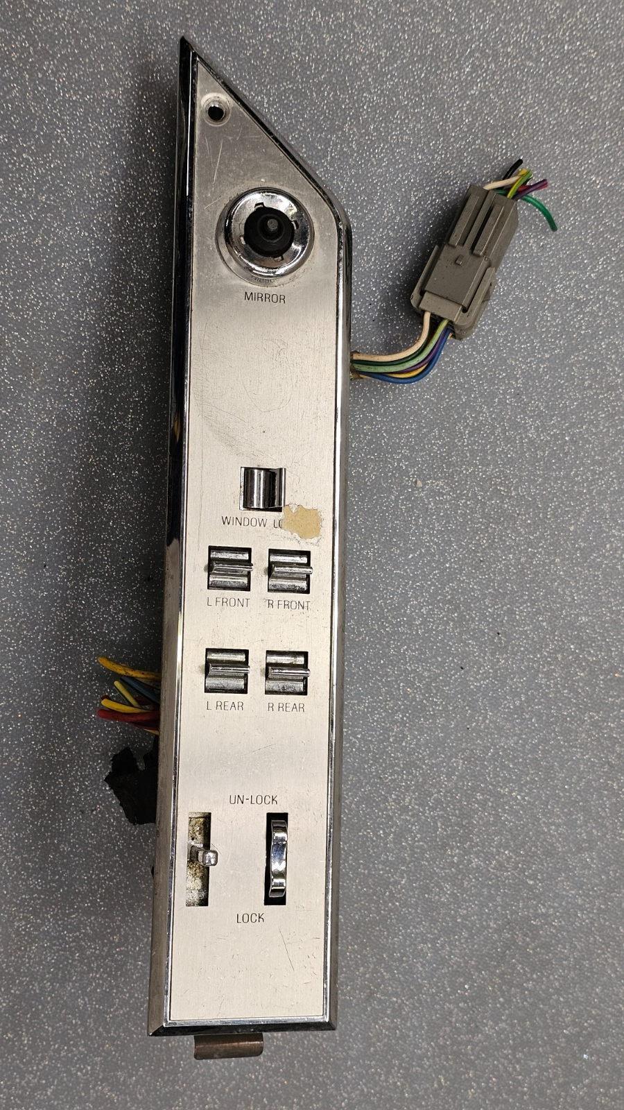 🔥86-91 LTD CROWN VICTORIA GRAND MARQUIS LEFT DRIVER MASTER WINDOW SWITCH SILVER