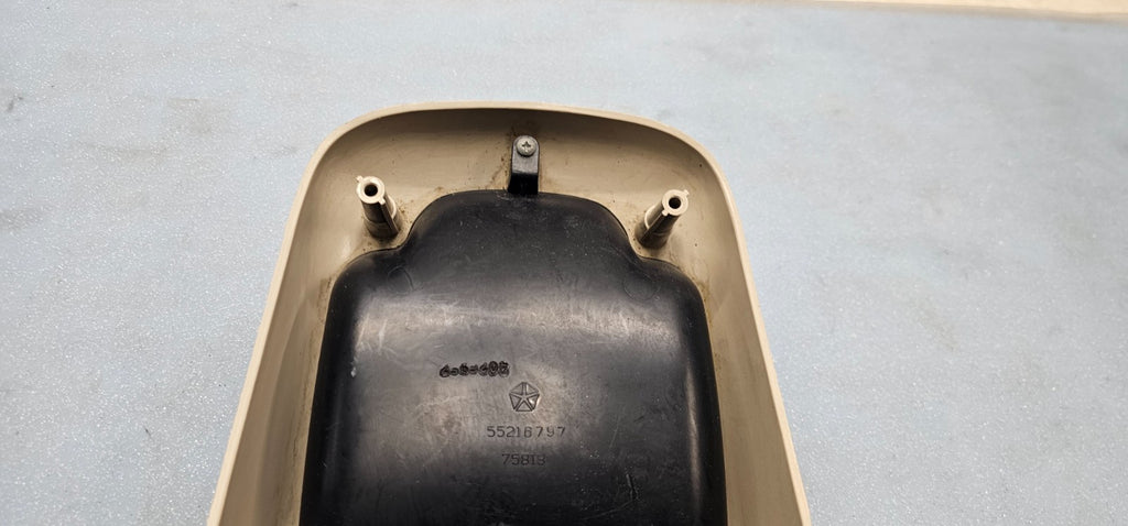 🔥94-97 Dodge RAM Front Overhead Console DOME Map Light Lamp Roof Storage Tan