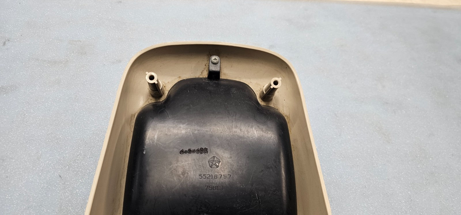 🔥94-97 Dodge RAM Front Overhead Console DOME Map Light Lamp Roof Storage Tan