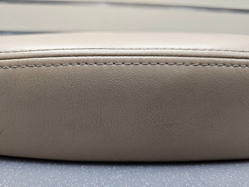 🔥07-13 Tahoe Suburban Yukon Leather Console Lid Armrest Cover Top Pad TAN JS5