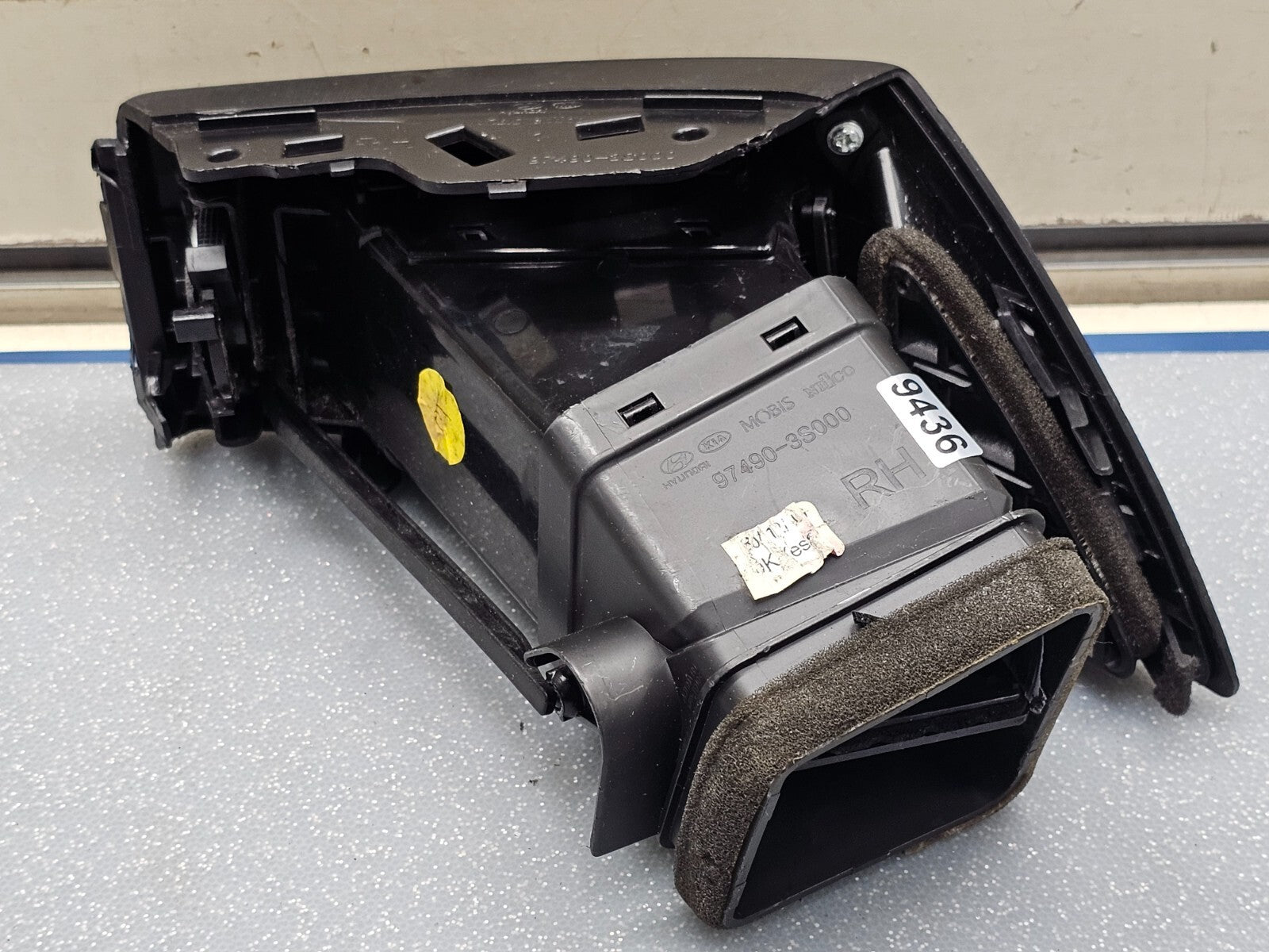 🔥09-14 HYUNDAI SONATA DASH RIGHT PASSENGER AIR VENT CONDITIONING HEATER BLACK