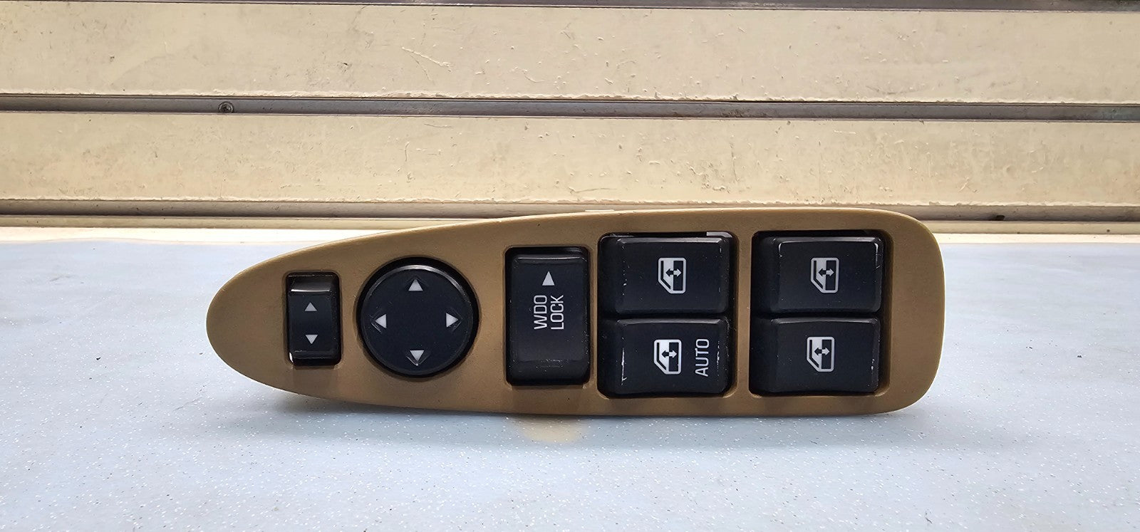 🔥02-07 Rendezvous Impala Left Driver Master Power Window Door Switch Lock Tan
