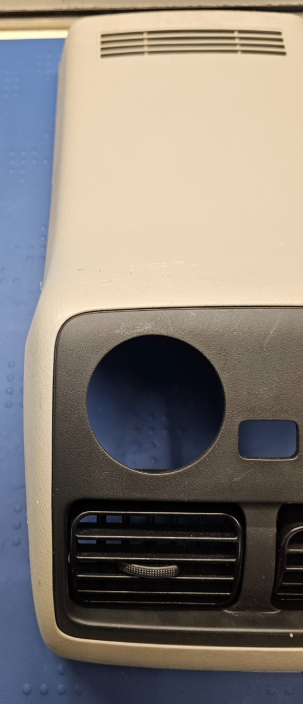 🔥07-09 MAZDA CX-9 CX9 REAR CENTER CONSOLE COVER TRIM BEZEL PANEL LT TAN/BLACK