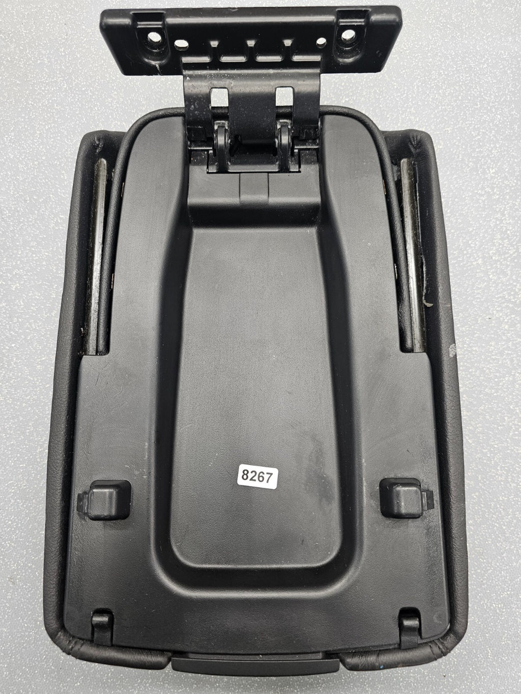 🔥04-09 Jaguar XJ8 Front Center Console Arm Rest Lid Cover Top Assembly Black