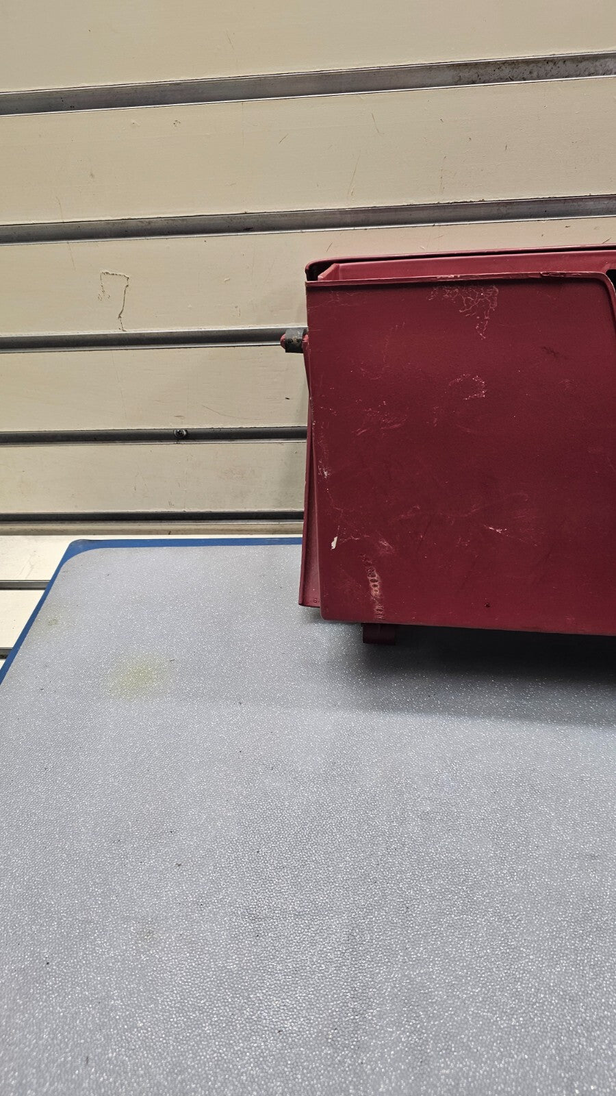 🔥92-96 F150 F250 F350 Bronco Dash Glove Box Storage Compartment Assembly RED