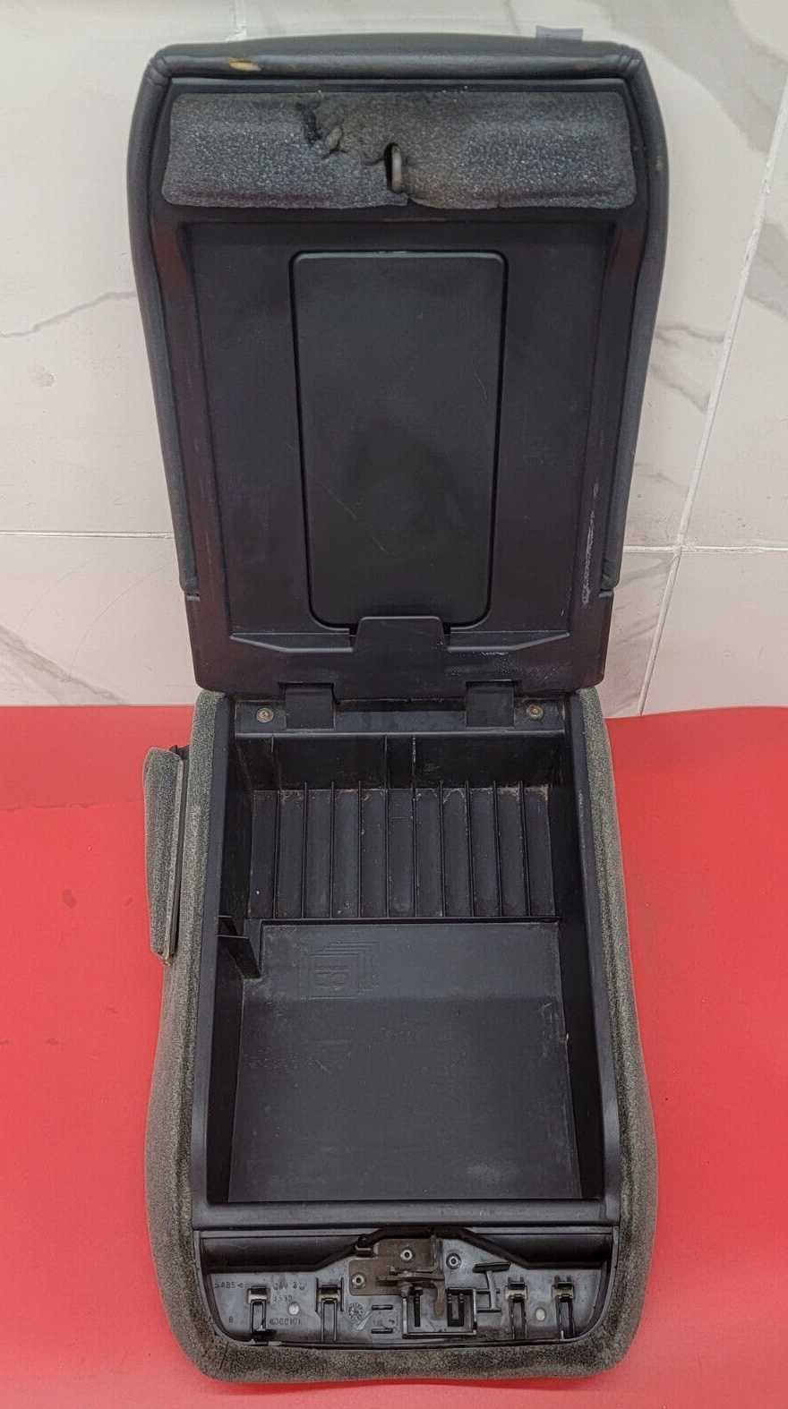 🔥99-06 SILVERADO SIERRA Center Console JUMP SEAT Armrest Cloth  DARK GRAY JS4