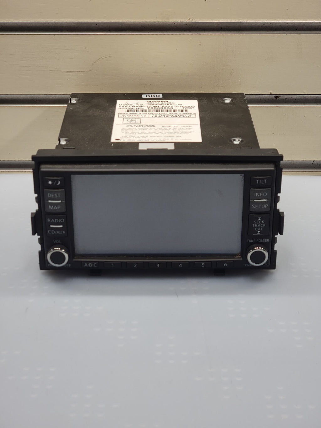 🔥2007-2009 NISSAN ALTIMA AM FM 6 DISC CD BOSE RADIO RECEIVER WITH NAVIGATION