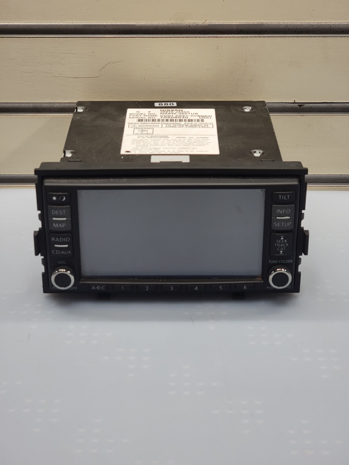 🔥2007-2009 NISSAN ALTIMA AM FM 6 DISC CD BOSE RADIO RECEIVER WITH NAVIGATION